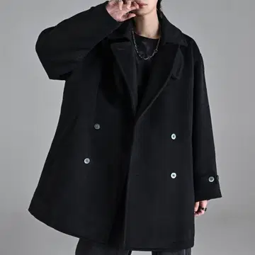 ADRER 비버 멜톤 오버 P 코트