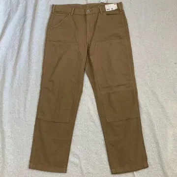 [ 미사용품 ] UNIQLO 더블니 페인터 팬츠 유틸리티 워크 팬츠