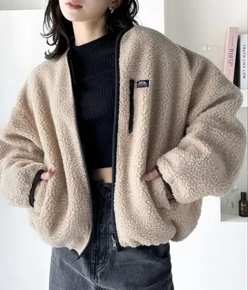 [ JaVa 자바 콜라보 ] 2way 노카라 리버서블 파이핑 자켓