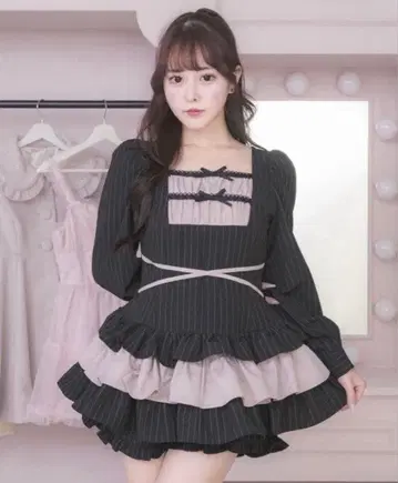 pium 사다리 리본 티어드 셋업