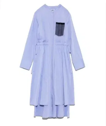 [ 새상품급 ] FURFUR 사이드 개더 롱 셔츠 원피스