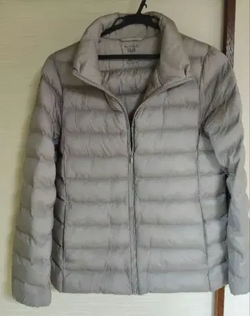 [ 새상품급 ] 그레이 퀼팅 다운 자켓