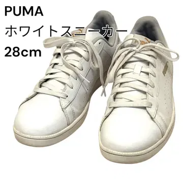 PUMA 화이트 스니커즈 28cm