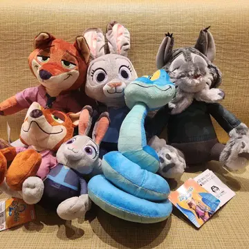 주토피아2 봉제 인형 5체 세트