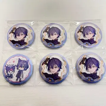 니지산지 코야나기 로우 Dytica 산리오 캐릭터즈 캔뱃지 등신 SD