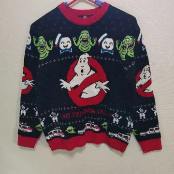 크리스마스 고스트버스터즈 남성용 스웨터 새상품