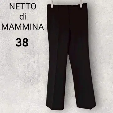 넷디마미나 슬랙스 38 블랙 연중무휴 오피스 캐주얼 깔끔한