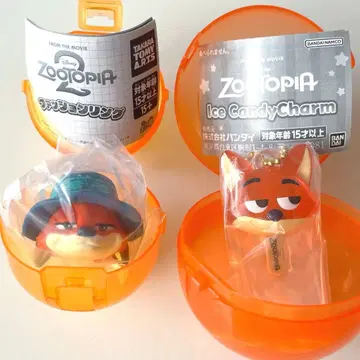 주토피아2 닉 아이스캔디 참 패션 반지 가챠