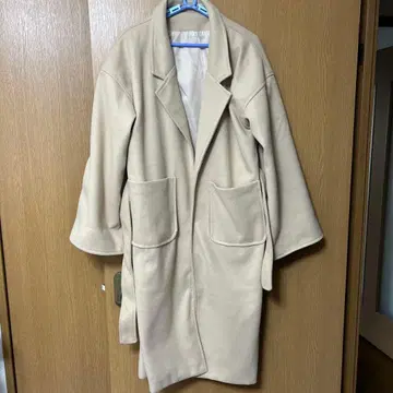 JUNOAH 베이지 롱 코트