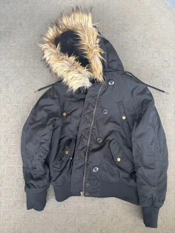 블랙 n2b 플라이트 자켓