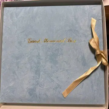 Guest Memorial Box 스카이블루 6명 기입용 13매