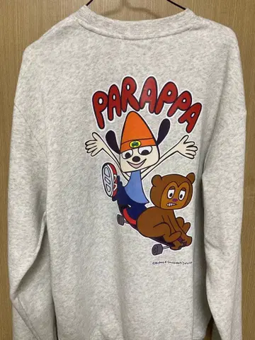 파라파라 래퍼 맨투맨 상의 LL 사이즈 그레이 시마무라