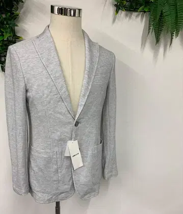 COMME CA ISM 테일러드 소프트 자켓 S 남성용 그레이