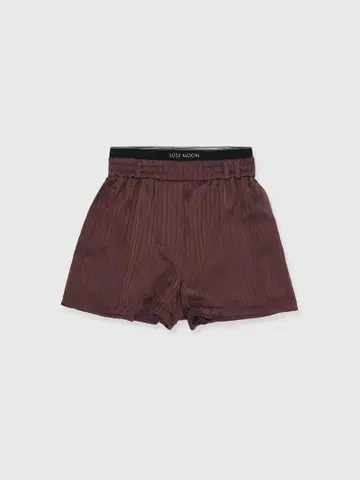 JOSE MOON SATIN STRIPE SHORT PANTS