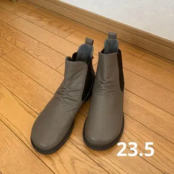 [ 지우 ] 지우 숏부츠 23.5 차콜 그레이