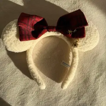 디즈니 머리띠 크리스마스 화이트 릴린린