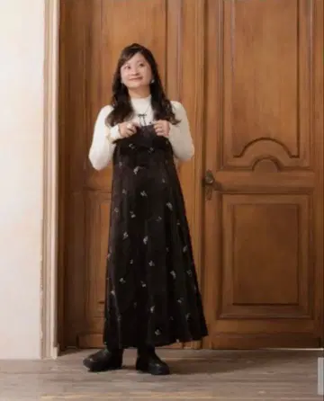 시마무라 taiyou 자수 벨로아 원피스