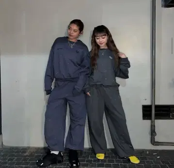 HTH Glitter 셋업 그레이