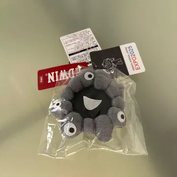 미사용 새상품 ] EXPO2025 EDWIN 에드윈 블랙 화이트 카라비너