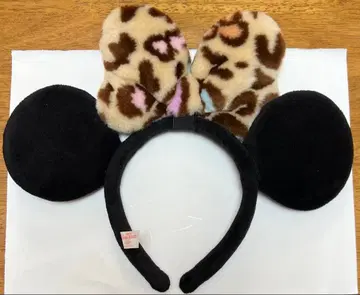 디즈니 미니 머리띠 레오파드 무늬