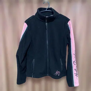 Harley Davidson 플리스 자켓 블랙/핑크