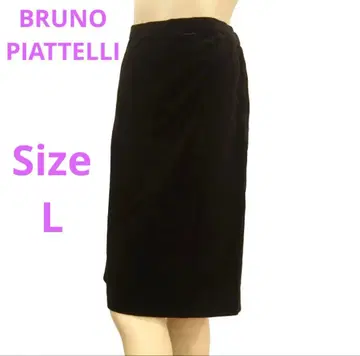 새상품급 블루노 피아테리 블랙 미미문직 벨로아풍 스커트 L