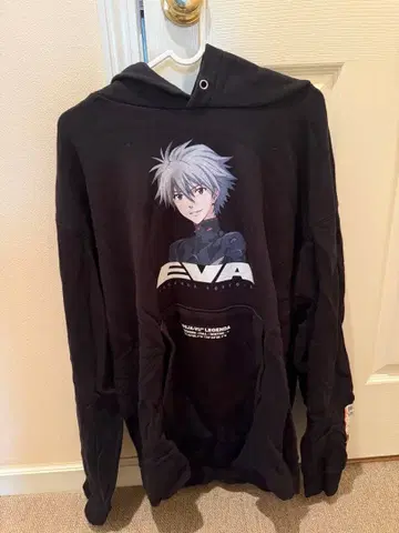 LEGENDA 나기사 카오루 콜라보 후드티 네이비 EVA 에반게리온