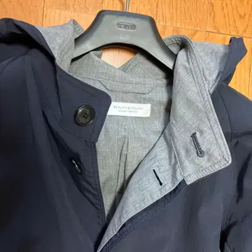 유나이티드 애로우즈 뷰티&유스 후디드 코트 M 사이즈 남성용