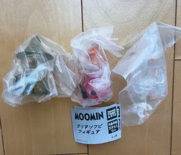 3종 세트 MOOMIN 클리어 소프트 비닐 피규어 무민 스너프킨 미이