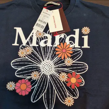 Mardi 꽃무늬 프린트 트레이너 네이비