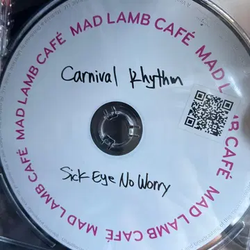 SEKAI NO OWARI MAD LAMB CAFE 특제 코스터