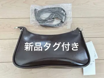 새상품 고베 레터스 호보 숄더백 브라운