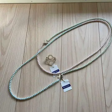 엠즈 그레이시 크리스마스 코디 목걸이 브로치 세트