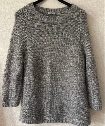 이에나 실버 그레이 니트