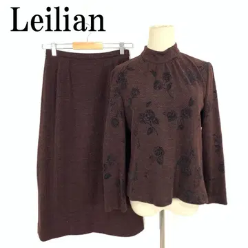 LA8926 레리안 스커트 셋업 브라운 울 폴리에스테르 9