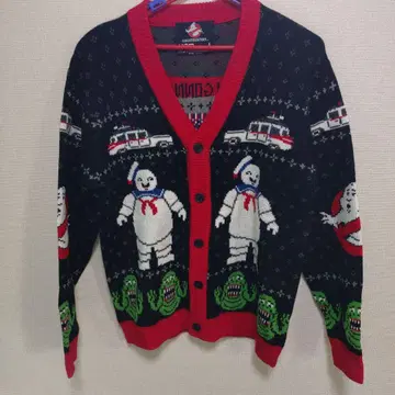 크리스마스 고스트버스터즈 캐릭터 가디건 L 새상품