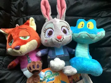 주토피아 2 빨간 볼 3체 세트