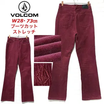VOLCOM 코듀로이 부츠컷 스트레치 플레어 팬츠