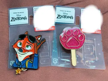 디즈니 주토피아 시마무라 브로치 닉 아이스캔디