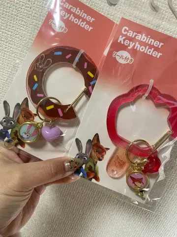 주토피아 릴 달린 카라비너 닉 주디