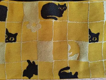 컨디션 최상 반폭 오비 고양이 격자 16.5cm/354cm