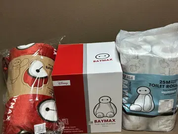 베이맥스 BIG 담요 더스트 박스 화장실 페이퍼 12롤