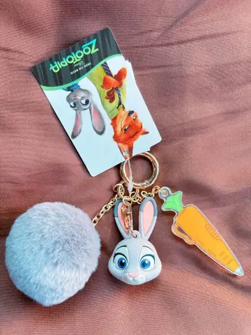 디즈니 주토피아 주디 시마무라 입체 참 키링