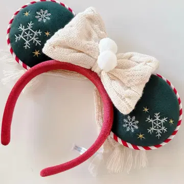 디즈니 크리스마스 2025 그린 머리띠