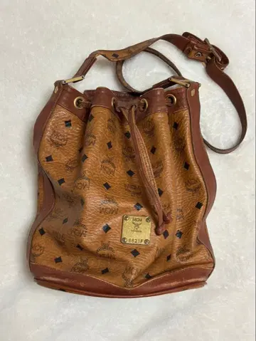 MCM MCM 숄더백 복조리 비세토스 로고 플레이트