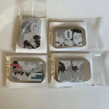 기븐전 ENCORE 최애 커플 배지 컬렉션 마후유 리츠카 4점