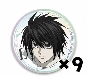 L 데스노트 DEATHNOTE 캔뱃지 해외 중국 묶음 판매 9점