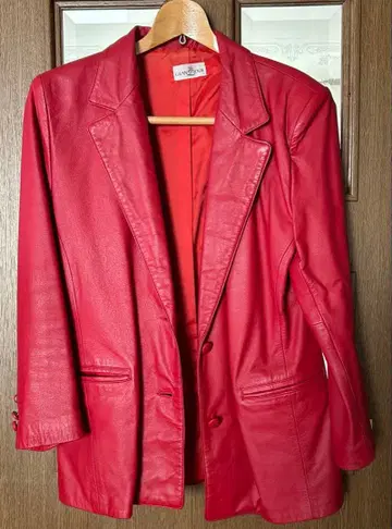 GRAN JOULE 가죽 자켓 레드