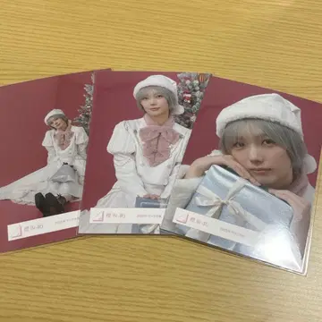 사쿠라자카46 후지요시 카린 세미 컴프 브로마이드 2025년 산타 의상