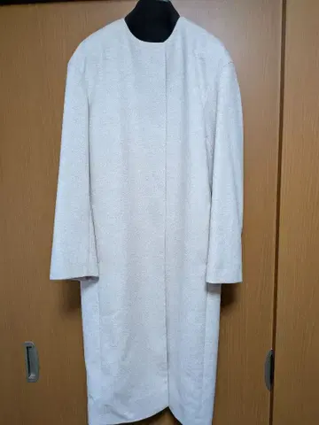 23구 울 비버 노카라 롱 코트